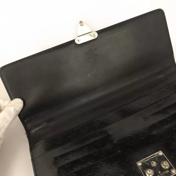 419250AX (K3) Louis Vuitton Hand Bag Anouchka MM Black Monogram Mini - Picture 8 of 11